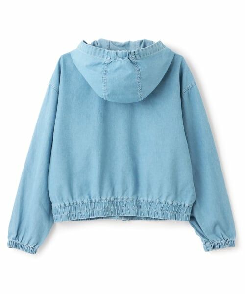 KP / ケーピー パーカー | テンセルデニム ジップアップフーディー | 詳細1