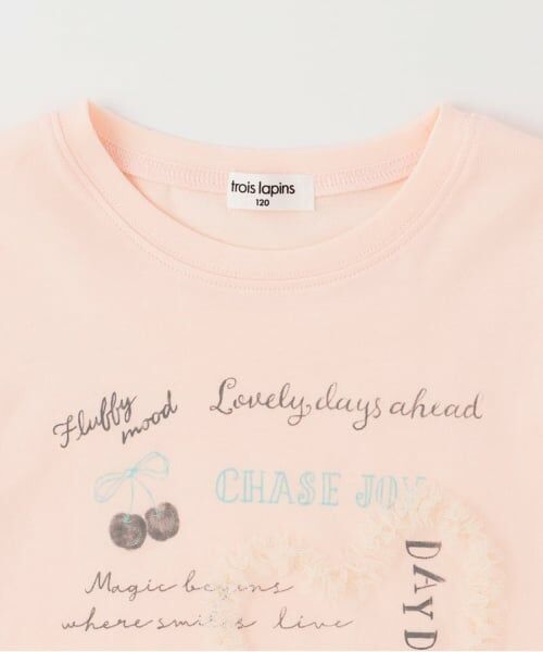 KP / ケーピー Tシャツ | 【Trois Lapins】天竺×ラメデニム 上下セット | 詳細3