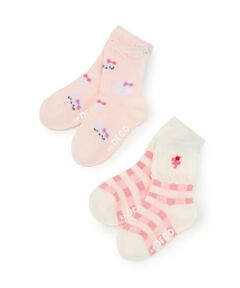 KP / ケーピー ソックス | mimiちゃん クルーソックス 【2足組】