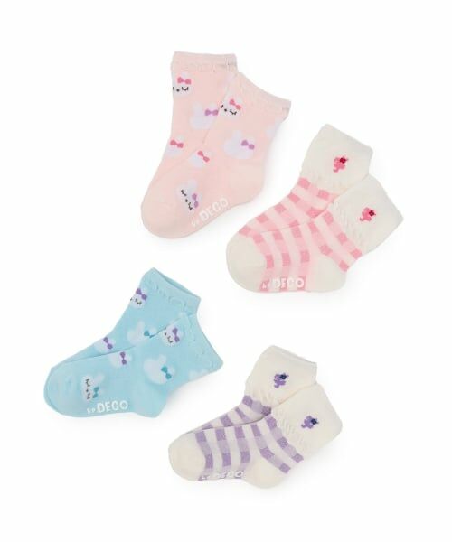 KP / ケーピー ソックス | mimiちゃん クルーソックス 【2足組】 | 詳細5