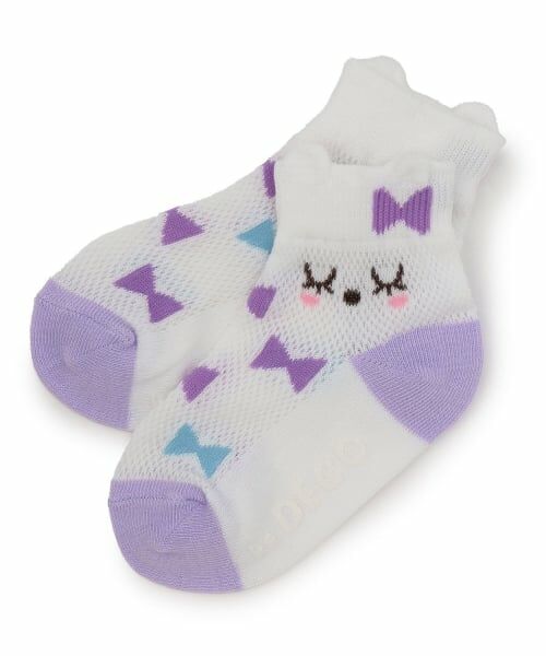 KP / ケーピー ソックス | mimiちゃん スニーカーソックス 【COOLMAX】（ラベンダー）