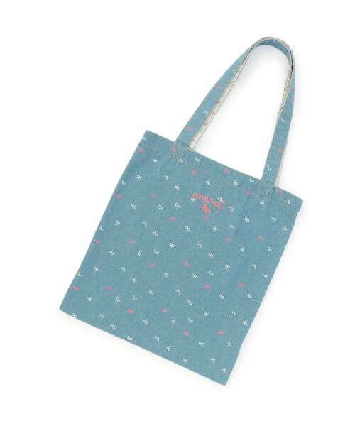 KP / ケーピー リュック・バックパック | デニム総柄プリント バッグ（ブルー）