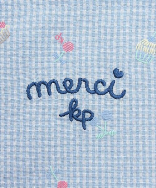 KP / ケーピー トートバッグ | ギンガム 発泡プリント バッグ | 詳細2