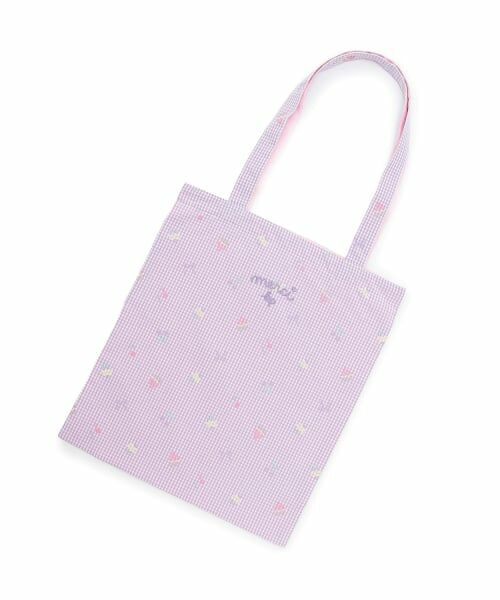 KP / ケーピー トートバッグ | ギンガム 発泡プリント バッグ | 詳細6