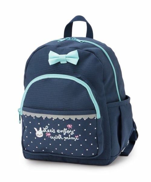 KP / ケーピー リュック・バックパック | mimiちゃん リボンリュック（紺）
