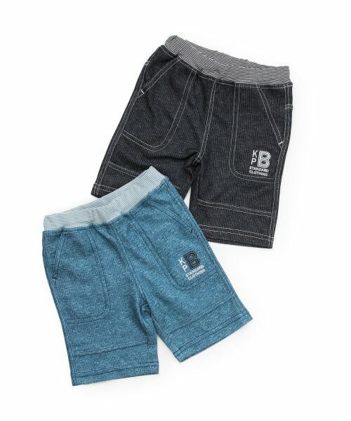 KP / ケーピー ショート・ハーフ・半端丈パンツ | ドライメッシュ デニムプリント ハーフパンツ | 詳細7