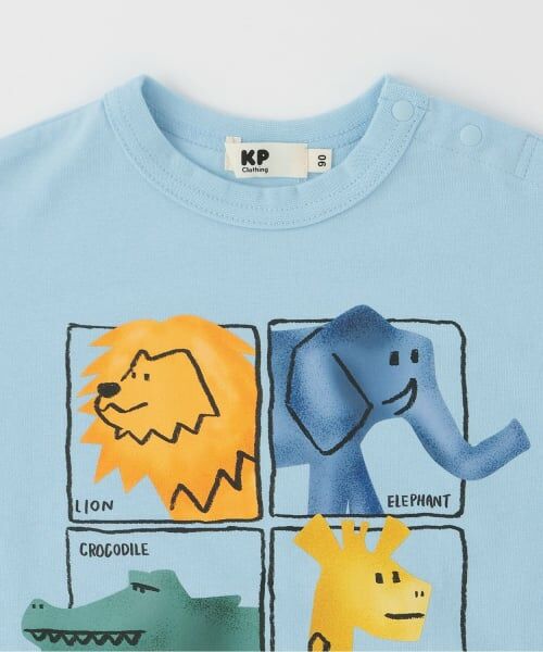 KP / ケーピー Tシャツ | 【GOOD PRICE】 アニマルモチーフプリント長袖Tシャツ | 詳細2