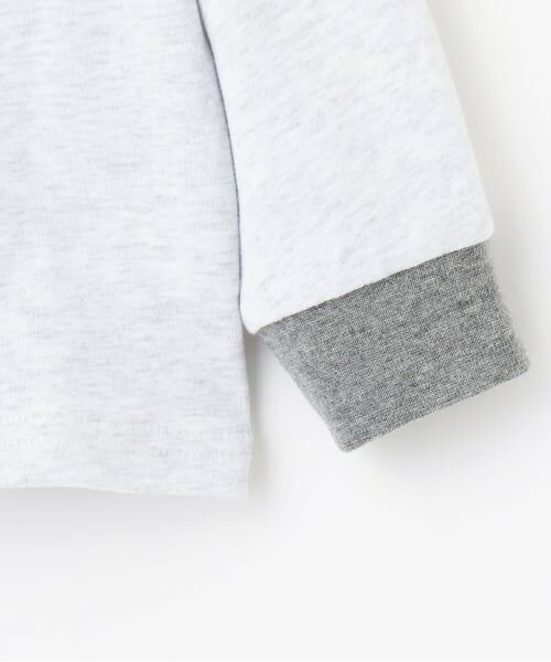 KP / ケーピー Tシャツ | 電車柄クロス刺しゅう 長袖Tシャツ | 詳細5