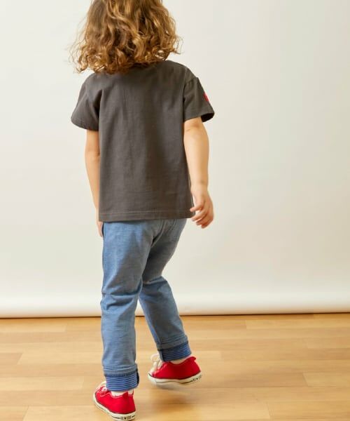 KP / ケーピー Tシャツ | ハンド刺しゅう風 半袖Tシャツ | 詳細12