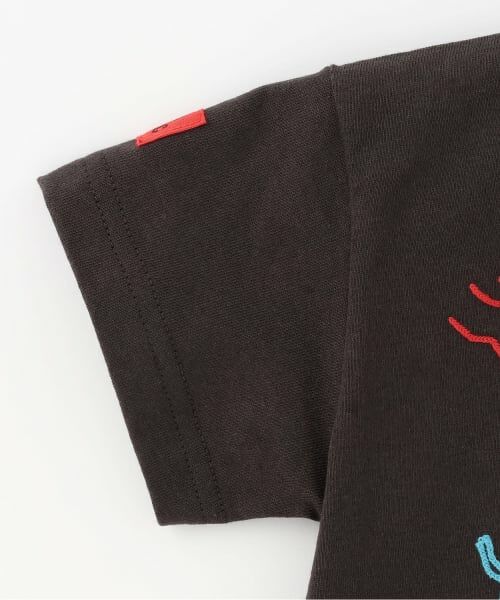 KP / ケーピー Tシャツ | ハンド刺しゅう風 半袖Tシャツ | 詳細3