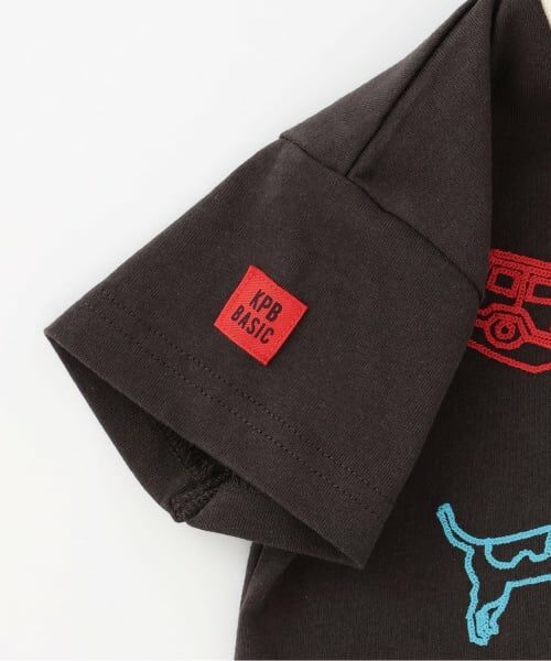 KP / ケーピー Tシャツ | ハンド刺しゅう風 半袖Tシャツ | 詳細4