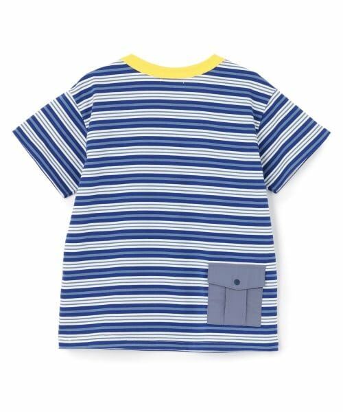 KP / ケーピー Tシャツ | マルチボーダー半袖Tシャツ | 詳細1