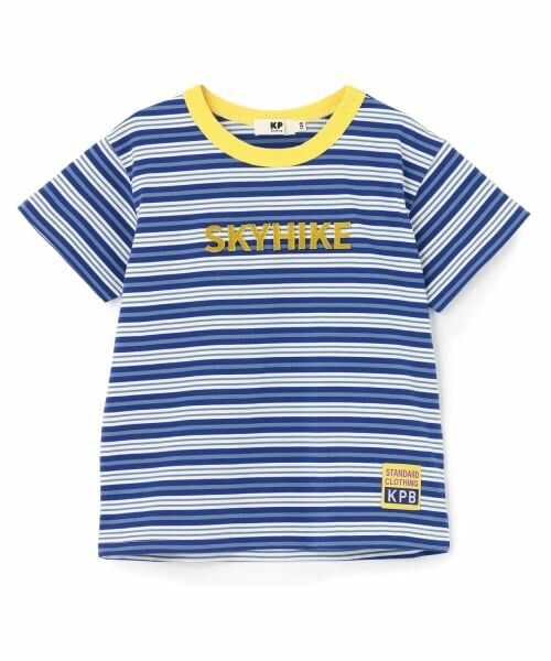 KP / ケーピー Tシャツ | マルチボーダー半袖Tシャツ | 詳細10