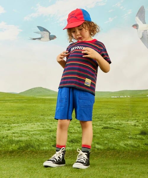 KP / ケーピー Tシャツ | マルチボーダー半袖Tシャツ | 詳細12