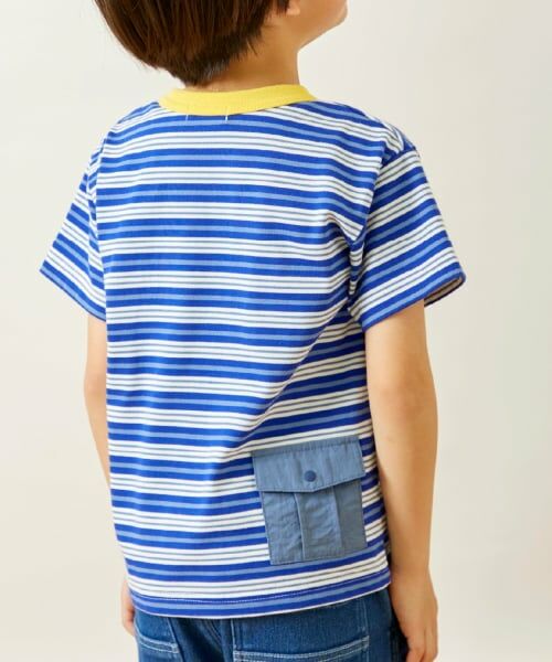 KP / ケーピー Tシャツ | マルチボーダー半袖Tシャツ | 詳細14