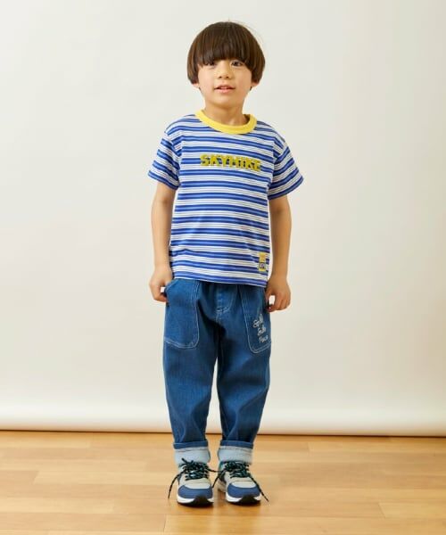 KP / ケーピー Tシャツ | マルチボーダー半袖Tシャツ | 詳細15