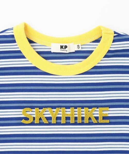 KP / ケーピー Tシャツ | マルチボーダー半袖Tシャツ | 詳細2