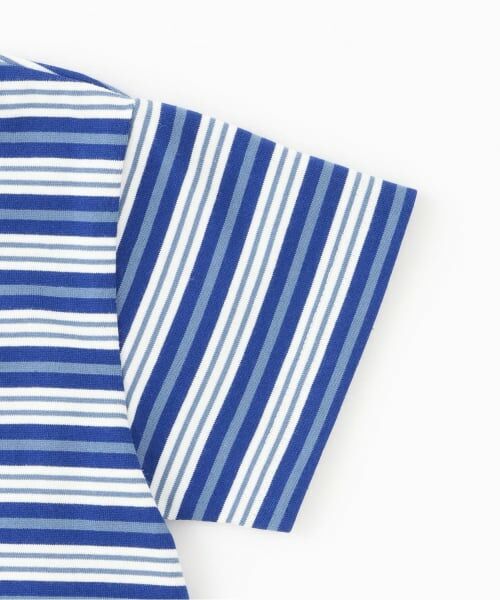 KP / ケーピー Tシャツ | マルチボーダー半袖Tシャツ | 詳細3