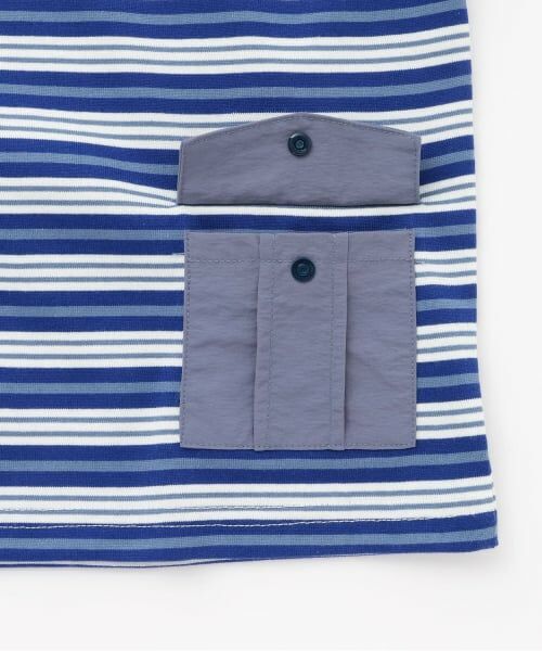 KP / ケーピー Tシャツ | マルチボーダー半袖Tシャツ | 詳細5