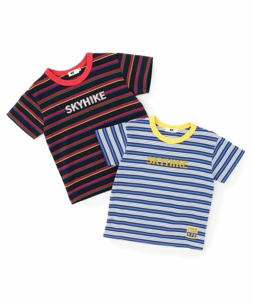 KP / ケーピー Tシャツ | マルチボーダー半袖Tシャツ | 詳細8