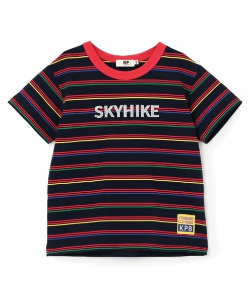 KP / ケーピー Tシャツ | マルチボーダー半袖Tシャツ | 詳細9