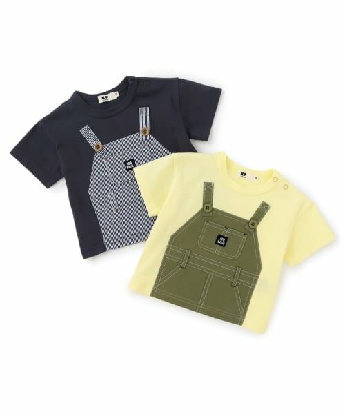 KP / ケーピー Tシャツ | オーバーオール風 半袖Tシャツ | 詳細8