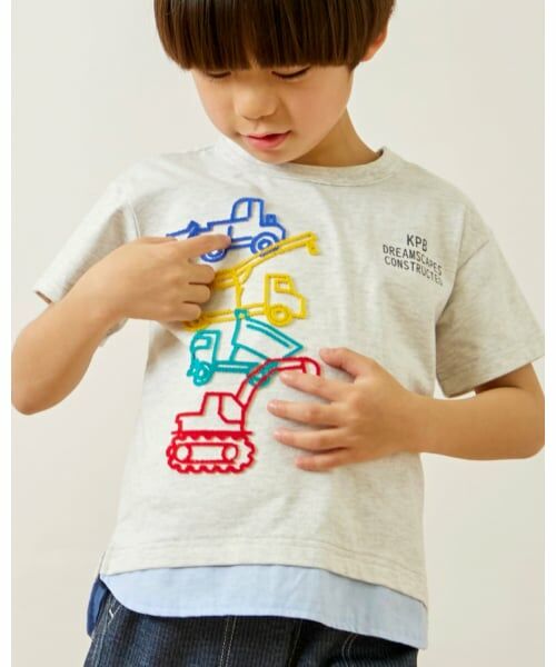 KP / ケーピー Tシャツ | 働く車 半袖Tシャツ | 詳細12