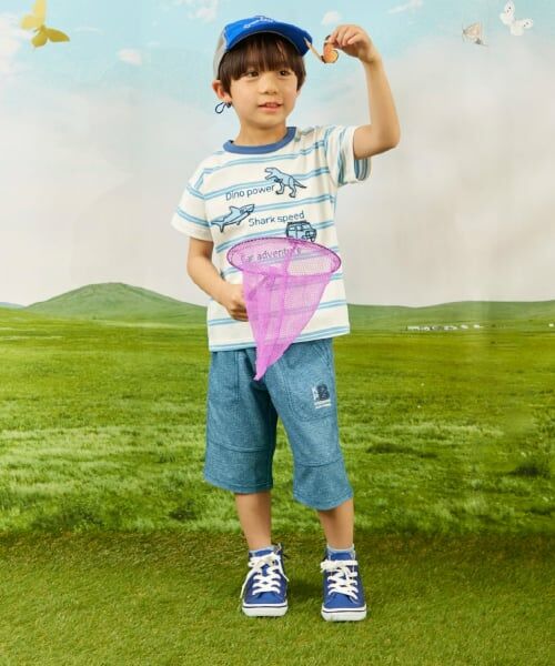 KP / ケーピー Tシャツ | ワッペン ボーダーＴシャツ | 詳細11