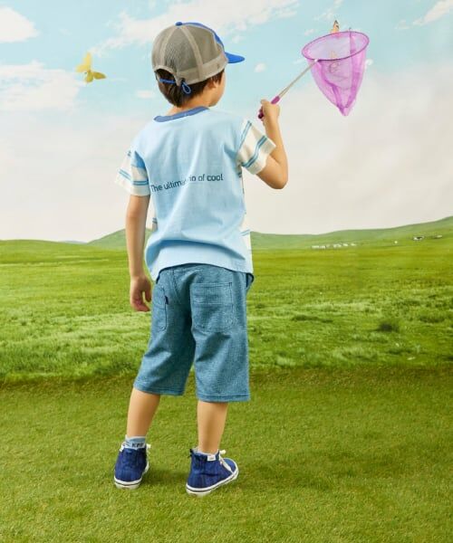 KP / ケーピー Tシャツ | ワッペン ボーダーＴシャツ | 詳細12