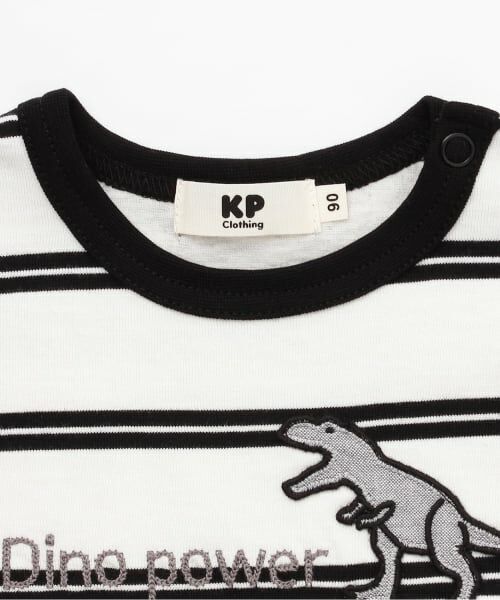 KP / ケーピー Tシャツ | ワッペン ボーダーＴシャツ | 詳細2