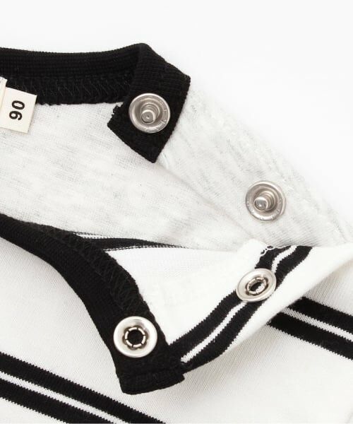 KP / ケーピー Tシャツ | ワッペン ボーダーＴシャツ | 詳細5