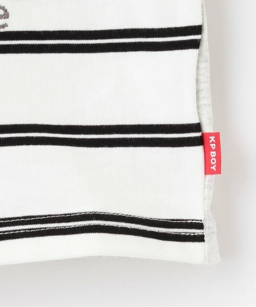 KP / ケーピー Tシャツ | ワッペン ボーダーＴシャツ | 詳細6