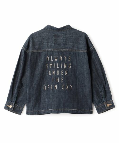 KP / ケーピー ブルゾン | バンドカラー デニムジャケット | 詳細1