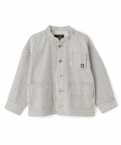 KP / ケーピー ブルゾン | バンドカラー デニムジャケット | 詳細10