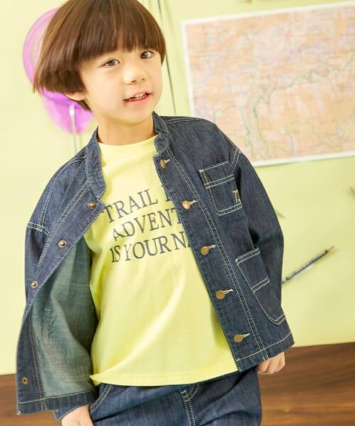 KP / ケーピー ブルゾン | バンドカラー デニムジャケット | 詳細11