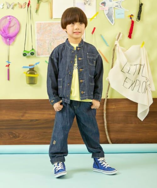 KP / ケーピー ブルゾン | バンドカラー デニムジャケット | 詳細13