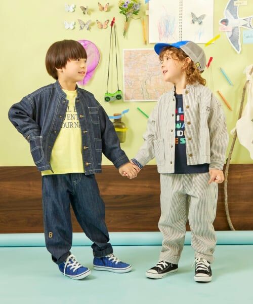 KP / ケーピー ブルゾン | バンドカラー デニムジャケット | 詳細16