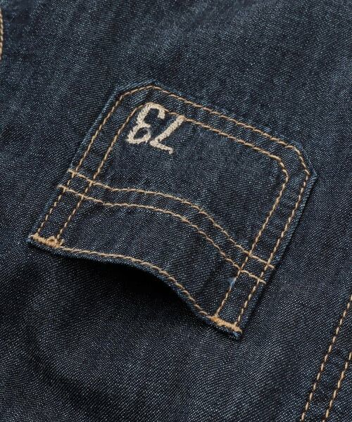 KP / ケーピー ブルゾン | バンドカラー デニムジャケット | 詳細4