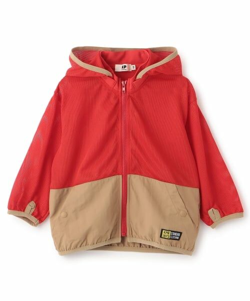 KP / ケーピー ブルゾン | メッシュ ジャケット（赤）