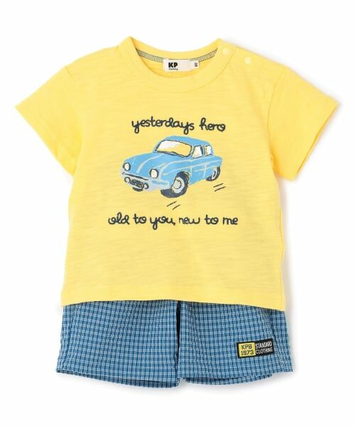 KP / ケーピー その他トップス | 車T×チェックハーフパンツ セット | 詳細14