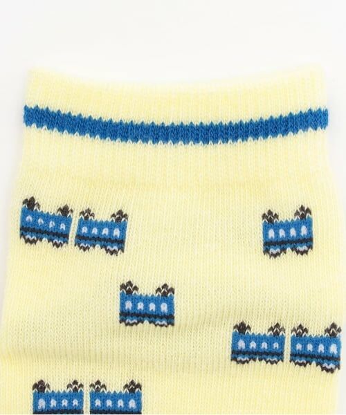 KP / ケーピー ソックス | 電車柄 スニーカー丈ソックス | 詳細1