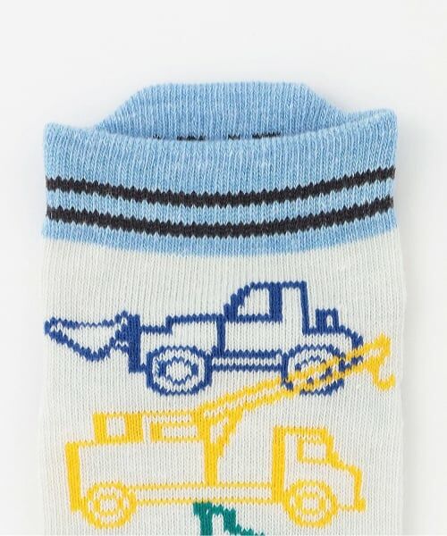 KP / ケーピー ソックス | 働く車柄 スニーカー丈ソックス | 詳細1