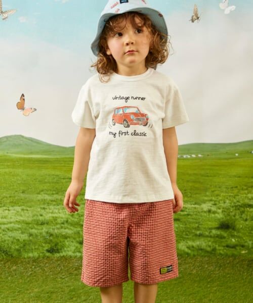 KP / ケーピー ハット | 電車総柄プリント 日除け付きハット | 詳細12