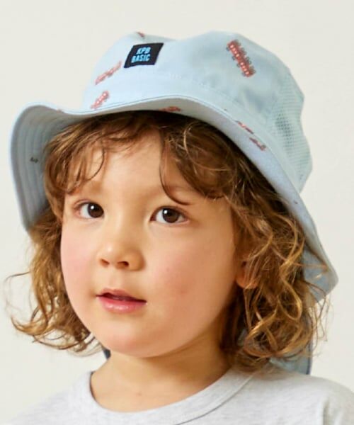 KP / ケーピー ハット | 電車総柄プリント 日除け付きハット | 詳細14