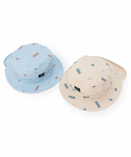 KP / ケーピー ハット | 電車総柄プリント 日除け付きハット | 詳細7