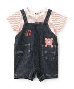 KP / ケーピー ロンパース | レイヤード風 ショートオール