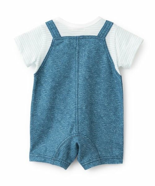 KP / ケーピー ロンパース | レイヤード風 ショートオール | 詳細1