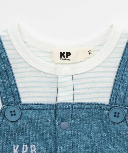 KP / ケーピー ロンパース | レイヤード風 ショートオール | 詳細2