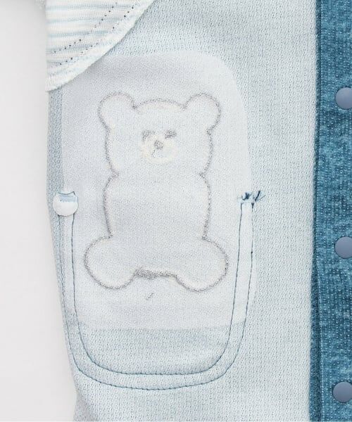 KP / ケーピー ロンパース | レイヤード風 ショートオール | 詳細4