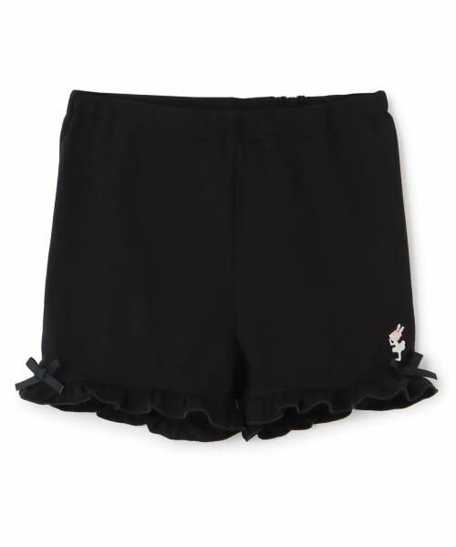 KP / ケーピー レギンス・スパッツ | ベア天竺オーバーパンツ（黒）